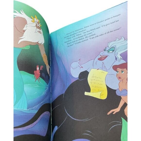 Walt Disney Pictures The Little Mermaid Hardcover Book - Picture 11 of 13